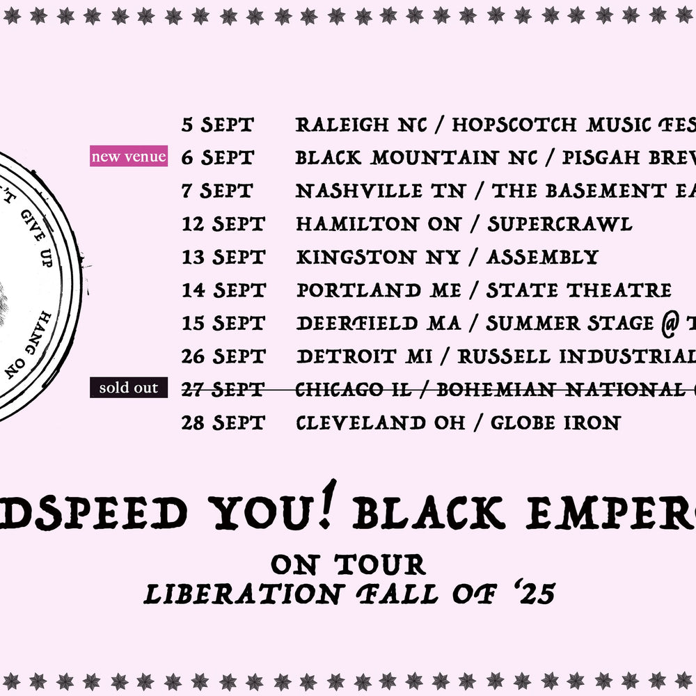 Godspeed You! Black Emperor Liberation Fall 2025